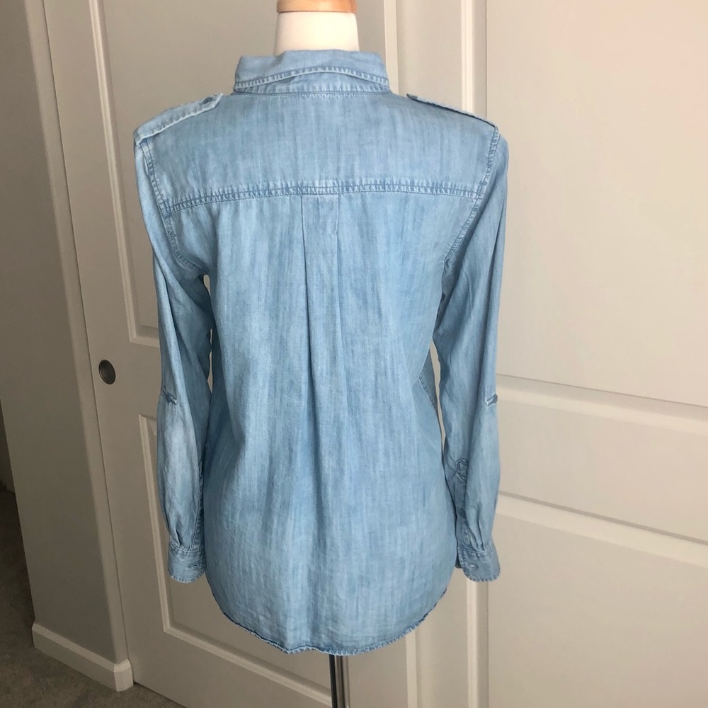 Aritzia Chambray Button Up - image 4